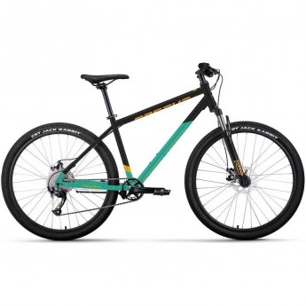 Велосипед FORWARD APACHE 27,5 2.0 D 27,5", рама 15", черный/бирюзовый, 2023 Велосипед FORWARD APACHE 27,5 2.0 D 27,5", рама 15", черный/бирюзовый, 2023