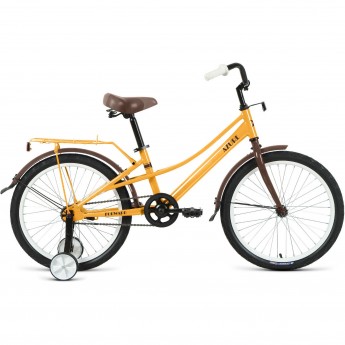 Велосипед FORWARD AZURE 16, золотистый, 2023 Велосипед FORWARD AZURE 16, золотистый, 2023