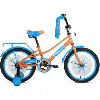 Велосипед FORWARD AZURE 18, 2020-2021, бежевый/голубой Велосипед FORWARD AZURE 18, 2020-2021, бежевый/голубой