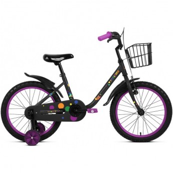 Велосипед FORWARD BARRIO 14 2023, черный с рамой 14" Велосипед FORWARD BARRIO 14 2023, черный с рамой 14"