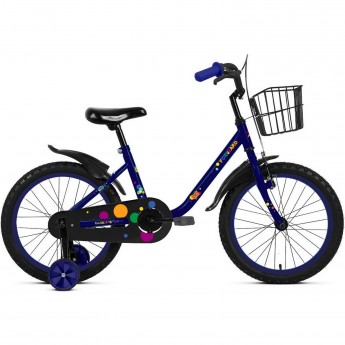 Велосипед FORWARD BARRIO 14 2023, темно-синий с рамой 14" Велосипед FORWARD BARRIO 14 2023, темно-синий с рамой 14"