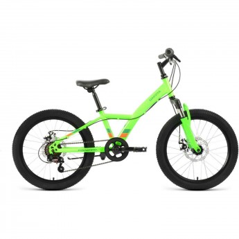 Велосипед FORWARD DAKOTA 20 2.0 D (20" 6 ск. рост. 10.5") 2022, ярко-зеленый/ярко-оранжевый Велосипед FORWARD DAKOTA 20 2.0 D (20" 6 ск. рост. 10.5") 2022, ярко-зеленый/ярко-оранжевый