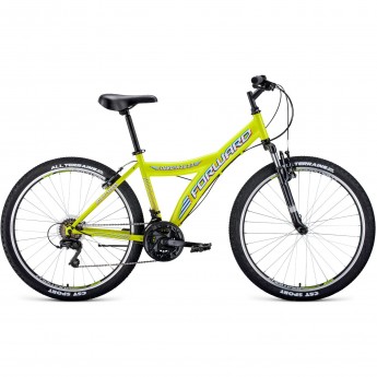 Велосипед FORWARD DAKOTA 26 2.0 (2020) желтый/белый Велосипед FORWARD DAKOTA 26 2.0 (2020) желтый/белый