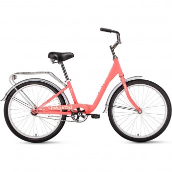 Велосипед FORWARD GRACE 24, рама 13", 2022, коралловый/бежевый Велосипед FORWARD GRACE 24, рама 13", 2022, коралловый/бежевый