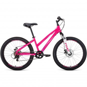 Велосипед FORWARD IRIS 24 2.0 disc (2020) розовый Велосипед FORWARD IRIS 24 2.0 disc (2020) розовый