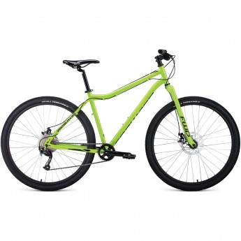 Велосипед FORWARD SPORTING 29 X disc (2020) ярко-зеленый/черный с рамой 17"