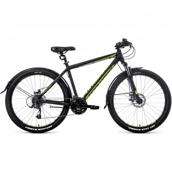 Велосипед FORWARD TERRA 27,5 2.0 disc (2021) черный/зеленый Велосипед FORWARD TERRA 27,5 2.0 disc (2021) черный/зеленый