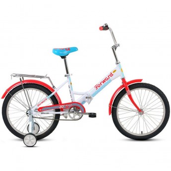 Велосипед FORWARD TIMBA 20 (2020) белый Велосипед FORWARD TIMBA 20 (2020) белый