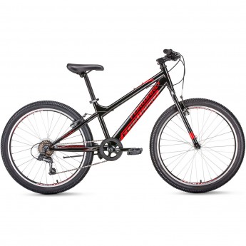 Велосипед FORWARD TITAN 24 1.0 (2020) черный Велосипед FORWARD TITAN 24 1.0 (2020) черный
