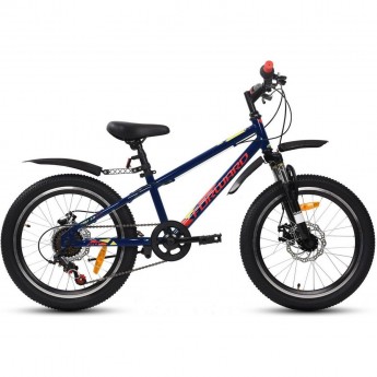Велосипед FORWARD UNIT 20 3.2 D (20" 6 ск. рост. 10.5") 2022, темно-синий/красный Велосипед FORWARD UNIT 20 3.2 D (20" 6 ск. рост. 10.5") 2022, темно-синий/красный